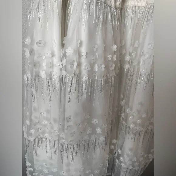 Plus size white floral dress from JessaKae - Picture 3 of 5